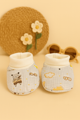 Soft & Cozy Printed Baby Booties - Affordable Everyday Comfort