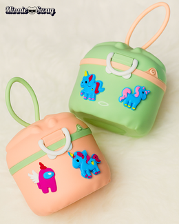 Medium Cute Baby Milk Powder Container – Portable & Leak-Proof