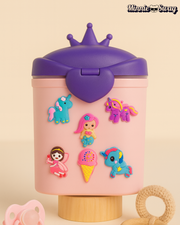 Large Cute Baby Milk Powder Container – Portable & Leak-Proof