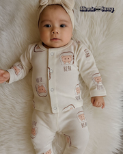 Night Wear Cozy Bear Baby Lounge Set