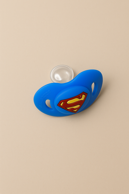 Baby Pacifier – Superman Shield Soother for Newborns & Infants