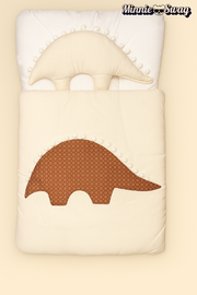 Beige Baby Carry Nest with Plush Pillow