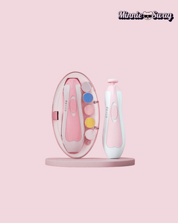 Electric Baby Nail Trimmer Set – Gentle & Safe Manicure Kit