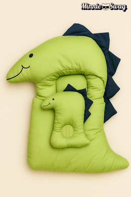 Cute Dinosaur Baby Carry Nest with Plush Pillow