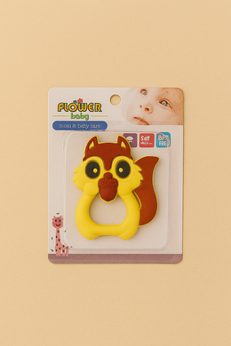 Hamster Silicone Baby Teether – Soft, Safe & Easy to Hold