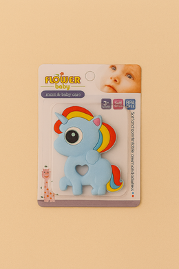 Unicorn Silicone Baby Teether – Soft, Safe & Easy to Hold