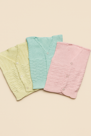 New Born Pack of 3 Cozy Woolen Baby Vests
