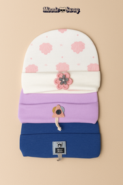 Pack of 3 Soft & Cute Baby Beanie